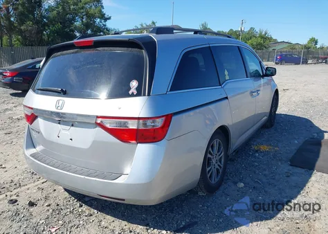 2012 Honda Odyssey Ex-L from USA, damaged, VIN 5FNRL5H66CB076185